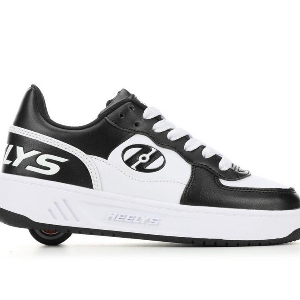 Heelys Classic Black and White Roller Shoes